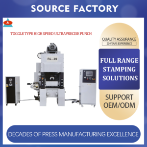 Toggle type high speed ultraprecise punch